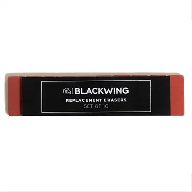美國 BLACKWING 鉛筆 橡皮擦補充組/ 10入/ 紅